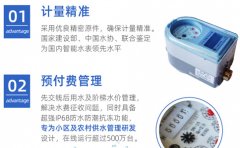 射频卡刷卡式IC卡预付费水表价格厂家